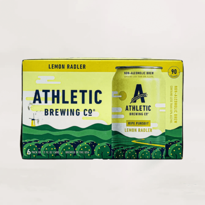 Athletic Brewing Company Ripe Pursuit Lemon Radler (Non-Alcoholic) (6 pack)