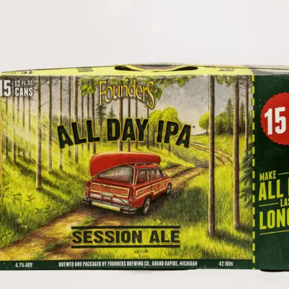 Founders All Day IPA Sessions Ale Beer Cans (15-pack)