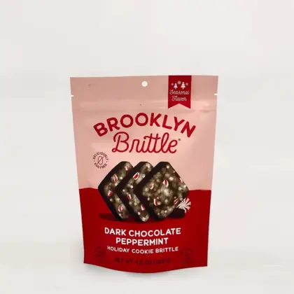 Brooklyn Brittle - Italian Cookie Brittle - Dark Chocolate Peppermint