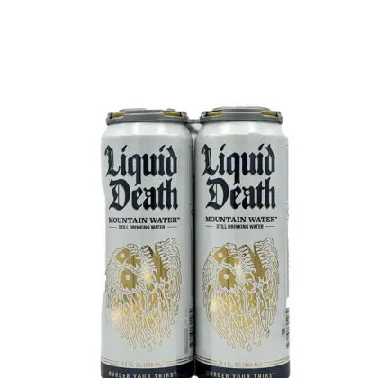 Liquid Death Water Still Mountain 19.2 oz Cans (4-pack)