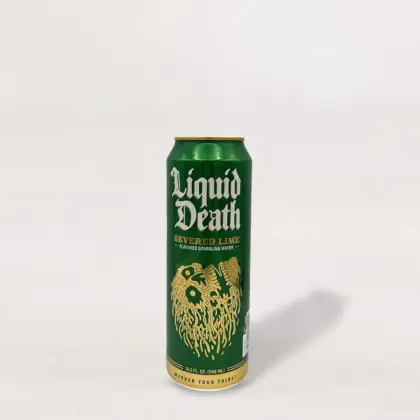 Liquid Death Water Sprkling Severed Lime 19.2oz Cans (4-pack)