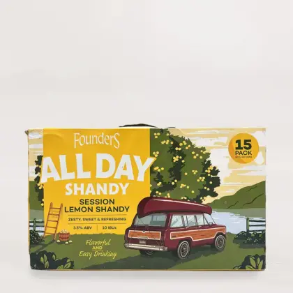 FOUNDERS ALL DAY SHANDY 15PK CANS