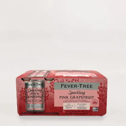 Fever Tree Mixer Sparking Pink Grapefruit Can (8-pack)