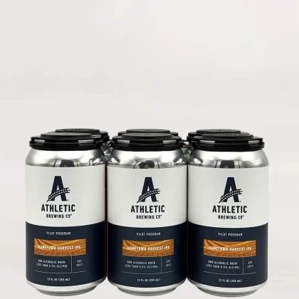Athletic Brewing Company Hometown Harvest Non-Alcoholic Beer (6 pack)