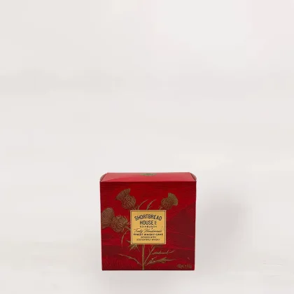 Shortbread House Whiskey Cake Red Gift Box