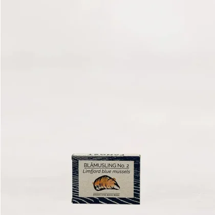 Fangst BLÅMUSLING No. 2 Limfjord Blue Mussels Smoked in Cold Pressed Rapeseed Oil