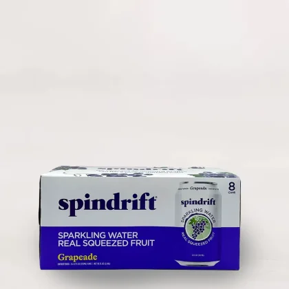Spindrift Sparkling Water Grape (8-pack)